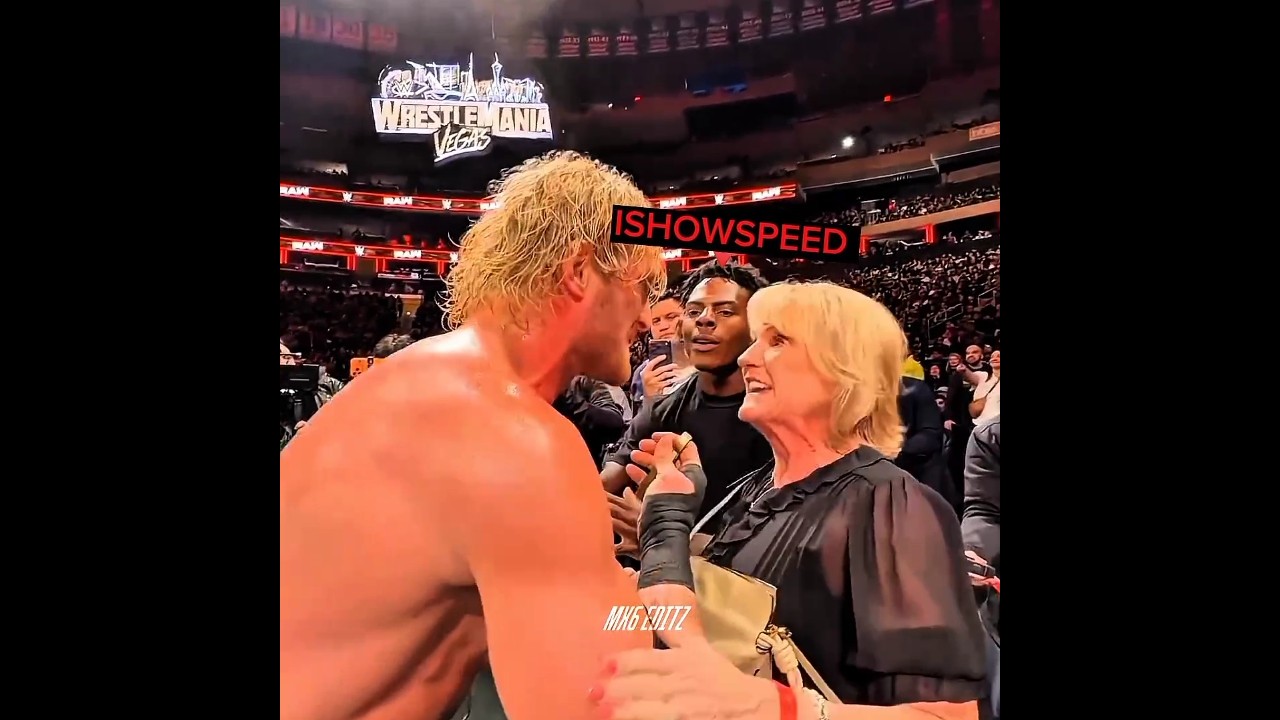 IShowSpeed strikes LA Knight with brass knuckles 👀 #ishowspeed #loganpaul #wweshorts #shortsfeed
