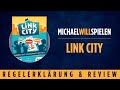 LINK CITY – Regelerklärung und Review – kooperativer City-Builder mit Deduktionselementen