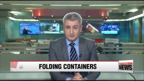 Foldable empty container