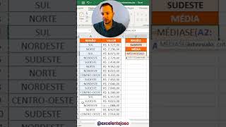Função Mediase No Excel