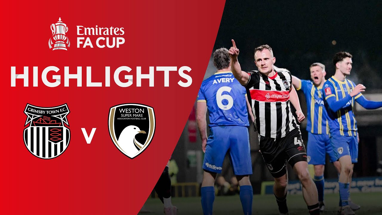 [Highlight] Emirates FA Cup : Grimsby Town vs Weston Super Mare (11-01-69)