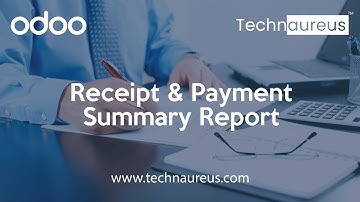 Odoo Payment Summary | Odoo Receipt & Payment Summary Report