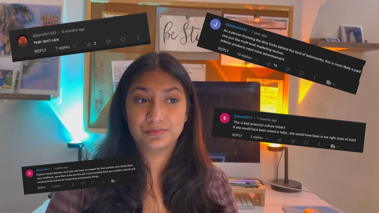 Reacting to hate comments YouTube