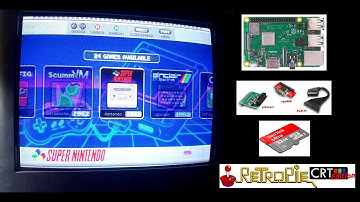 Retropie CRT Edition - Raspberry pi 2B/3B/3B+ - TV 15Khz (vga666 / pi2scart / rgb-pi)