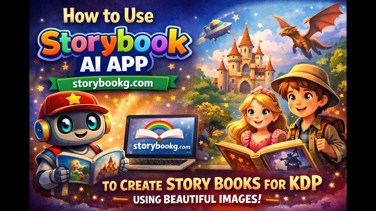 How to create storybooks using Ai in storybookg.com - YouTube