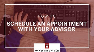 How to Schedule an Appointment with Your Advisor in SAS