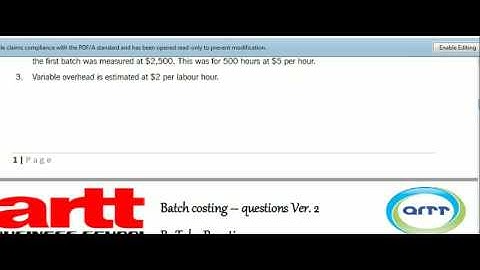 Batch, learning curve and target cash flows