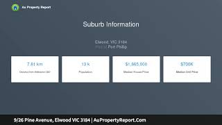 9/26 Pine Avenue, Elwood VIC 3184 | AuPropertyReport.Com