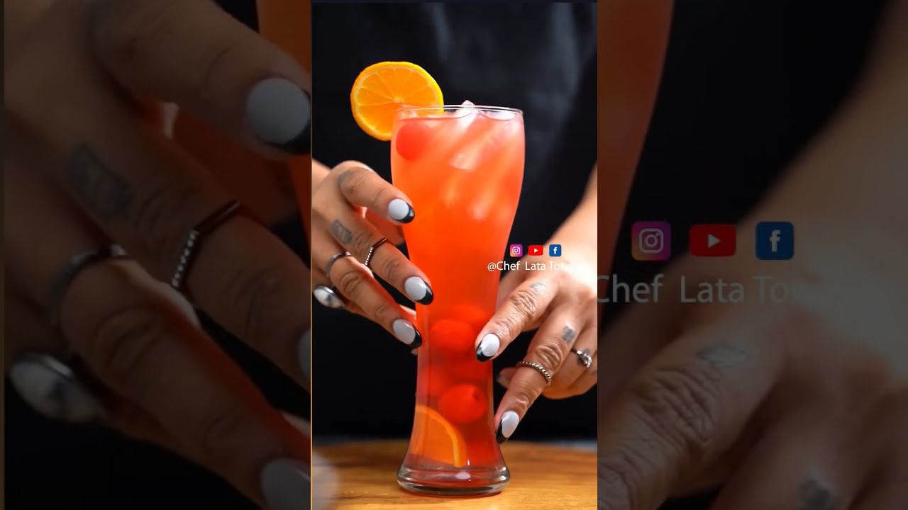 Sex on the Beach Cocktail Easy Recipe by Chef Lata Tondon