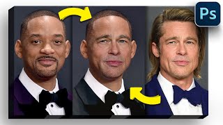 How to swap one person's face with another in Photoshop screenshot 5