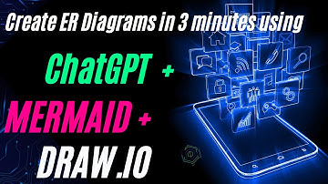 How to Create Entity Relationship ER Diagrams in 3 Minutes Using ChatGPT, AI, Mermaid, and Draw.io