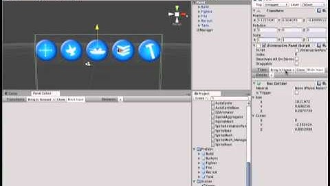 Unity, EZ GUI aula4 - "panels 1"[ENGLISH]