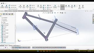 CAD modelling a bicycle frame Part 3 Seat Stay and Chain Stay