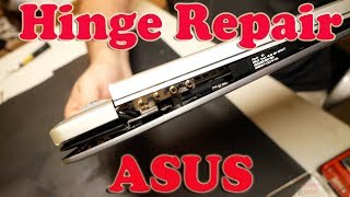 asus zenbook vx5015 tear down - hinge top lid repair and replacement