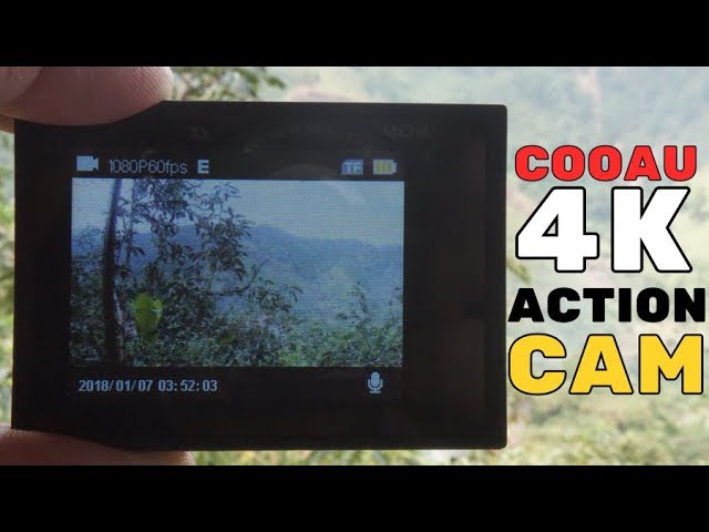 COOAU Ultra 4K Action Camera CU-SPC03 - YouTube