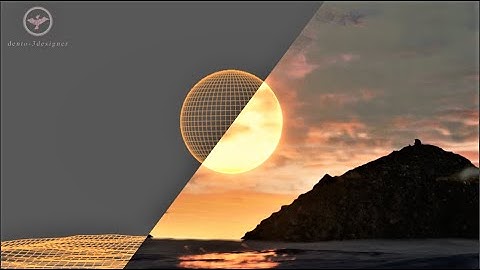 Animation Ocean Sunset Scene | blender 2.9