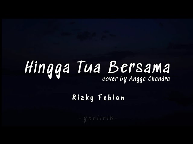 Lirik Lagu Hingga Tua Bersama - Rizky Febian (cover by Angga Chandra) class=