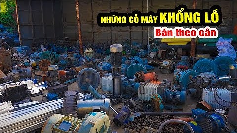 Lạc lối trong bãi máy KHỔNG LỒ phơi sương thanh lý theo Cân #docuhanoi