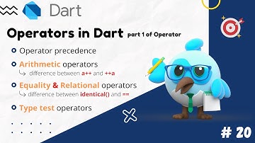 operators in dart programming language - part one | اپراتورها در زبان برنامه نویسی دارت - بخش اول