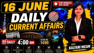 Daily Current Affairs| 16June Current Affairs 2026|NTPC|SSC|NDA|All Exam #trending #kalyanimam