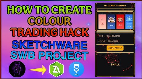 HOW TO CREATE COLOUR TRADING HACK || SKETCHWARE SWB PROJECT || BIG SMALL HACK ||
