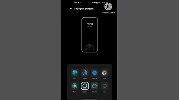 Beautiful Finger Print Animation in Oppo Reno 8T
