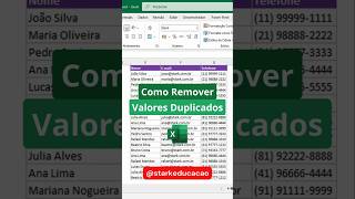 Como Remover Valores Duplicados No Excel