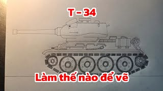 Cách vẽ xe tăng T - 34 trong HomeAnimations