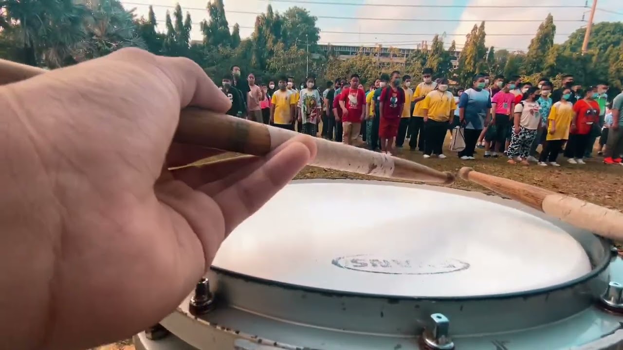 [SNARE CAM 4k] เพลงชาติไทย-วงโยธวาทิตพิบูลประชาสรรค์