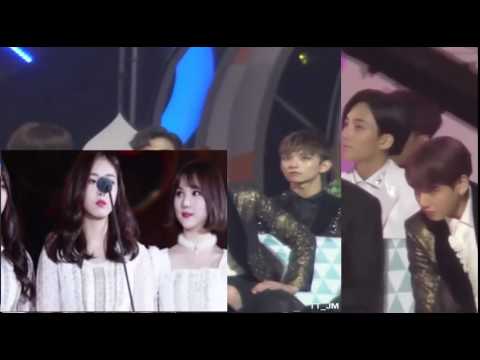GFriend SinB \u0026 BTS Jungkook [SinKook] Moments-161119 Melon Music Award MMA