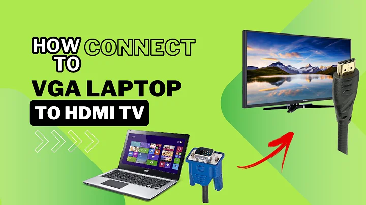 how to Connect VGA Laptop & PC to HDMI TV?