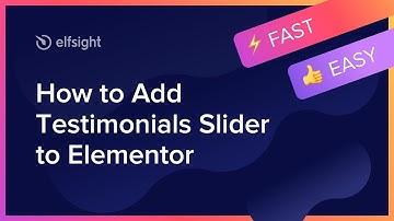 How to Add Testimonials Slider to Elementor