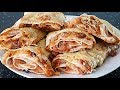 Ленивый яблочный штрудель из лаваша. Просто и очень вкусно