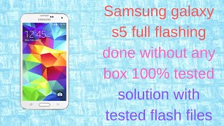How to Flash Stock Firmware for Galaxy S5 [All Variants] by Odin3