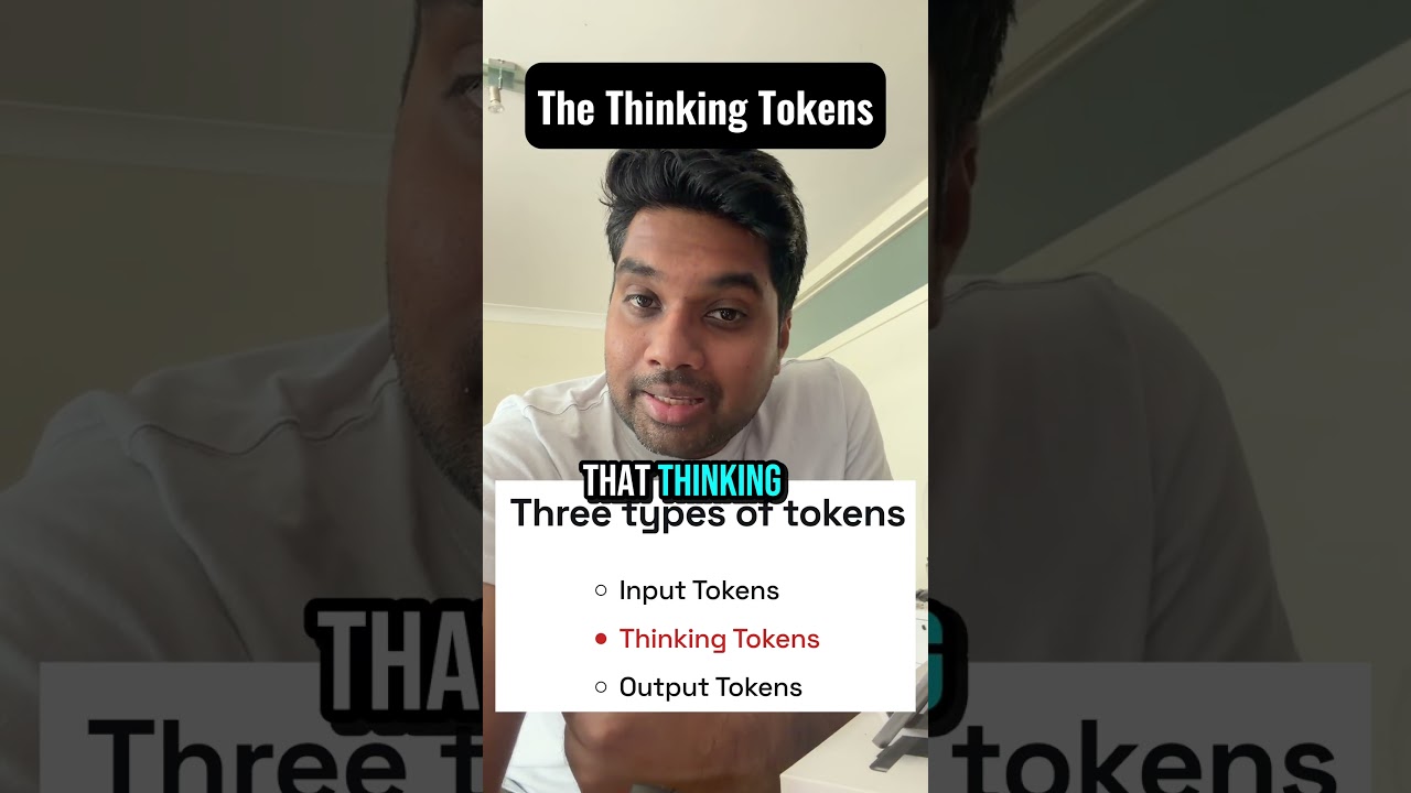 Most people forget about thinking tokens in AI #artificialintelligence #ai