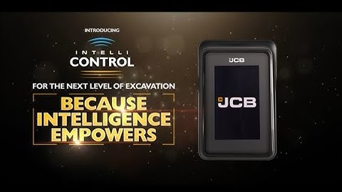 JCB Intelli Control | JCB Advanced Technological solution for better machine performance