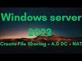 WindowsServer 2022 | AD.DCFile Sharing Tutorial: Granting Full Permissions &amp; Network IP Setup Guide