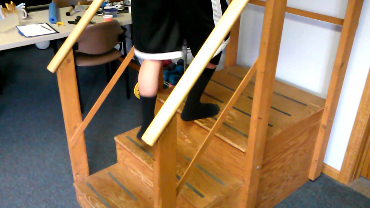 Stairs with rotational brace (part 2) YouTube