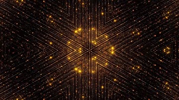 VJ Fractal  kaleidoscopic Abstract motion background || shining lights and sparkling particles