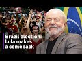 Brazil election: Lula beats Bolsonaro to make return to presidency
