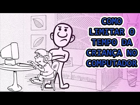 Vídeo: Como Limitar O Tempo Que Uma Criança Fica Sentada Ao Computador?