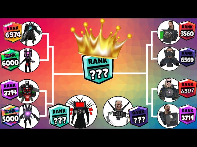 Skibidi toilet tournament brawl stars rank up TV man vs Skibidi toilet Doctor class=