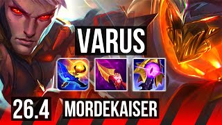 VARUS vs MORDEKAISER (TOP) | 72K damage | EUW Master | 26.4