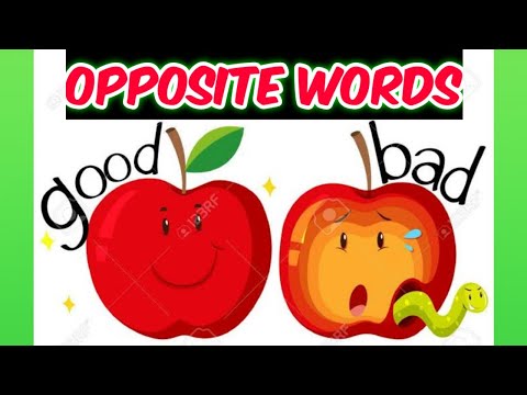 OPPOSITES WORDS FOR KIDS - DEFINITION AND EXAMPLES