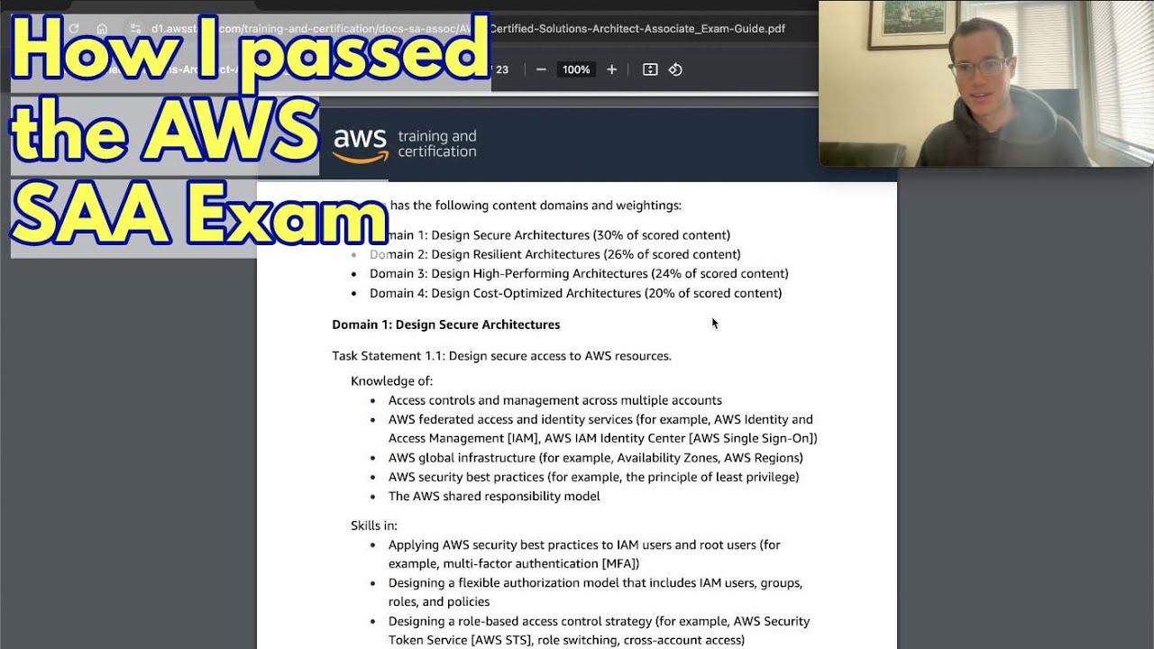 How I passed the AWS Solutions Architect Associate Exam - YouTube