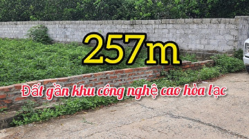 Bán đất xã phú cát quốc oai , đất thổ cư có sổ đỏ 257m