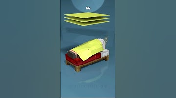 Cloth Simulation 4 To 4096 Faces #satisfying #3danimation #cloth #simulation #physics #shorts