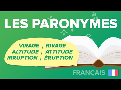 Le Paronyme - Français - Collège - Mathrix