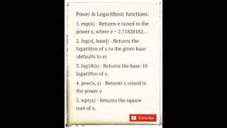 Python Math Module | Python Fundamentals #shorts