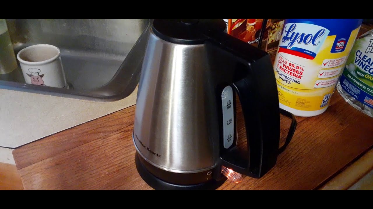 HAMILTON BEACH BEST TEA KETTLE EVER.... YouTube